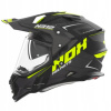Nox Prilba Dual off road N312 Vapor čierna šedá žltá L