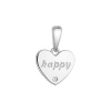 Strieborný prívesok srdiečko 