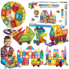 Veľké magnetické stavebné kocky 3D panely Magnetic Tiles 130 ks, sada A