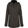 Kariban Parka Kariban K6108, dámská COT20610867013-dark grey 3XL Šedá tmavá