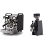 Rocket Espresso Mozzafiato FAST V, black + Eureka Mignon Zero 65 All Purpose, CR black