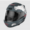 Výklopná prilba Nolan N100-6 Legend Checa Slate šedá N-COM col.30 3XL