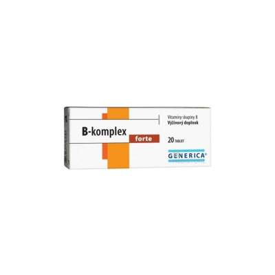 GENERICA B-komplex forte tbl 1x20 ks