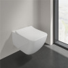 VILLEROY & BOCH Venticello Combi-Pack, závesné WC s DirectFlush + WC sedadlo s poklopom SlimSeat, s QuickRelease a Softclosing, biela alpská, 4611RS01