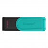 KINGSTON 128GB Portable USB 3.2 Gen 1 DataTraveler Exodia S (Black/Turquoise)