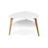 AUTRONIC Konferenčný stolík 78x78cm, mdf, biela, AF-1192 WT