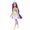 Mattel Barbie Magická víla Jednorožec - Ružovo-modré vlasy HGR18