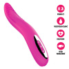 Silikonový vibrátor USB Erotic Tongue růžový