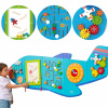 Viga Toys VIGA Drevená senzorická tabuľa Manipulačné lietadlo FSC Montessori certifikát