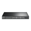 TP-Link TL-SG3428MP sieťový prepínač Riadený L2/L3 Gigabit Ethernet (10/100/1000) Podpora napájania cez Ethernet (PoE) 1U Čierna (TL-SG3428MP)