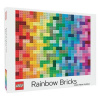 Chronicle Books Puzzle LEGO® dúhové kocky 1000 dielikov - poškodený obal