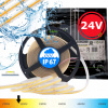 LED Pás COB Hermetický do kúpeľne 24V 480 LED/m 9W/m 3000K 945lm 5m