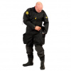 Oblek suchý VTS POLYESTER - zadný zips s latexovou kuklou, Viking, VIKING TRELLEBORG exl