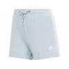 adidas Essentials 3 Stripe Shorts Womens Halo Blue M (12-14)