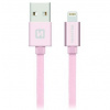 Swissten 71523305 USB / Lightning, 2m, růžovo-zlatý