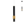 Moderné svietidlo REDO TYCON LED BLACK 01-1994