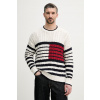 Tommy Hilfiger sveter pánsky bavlnený MW0MW42782 béžová L