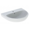 Geberit Selnova umývadlo 65x50x18,5 cm s otvorom pre batériu s prepadom Biela GEB 500.297.01.7
