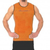 Pánske triko bez rukávov Brubeck 3D Run Pro Oranžová M