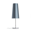 RENDL NYC/CONNY 15/30 stolná Monaco petrolejová/strieborné PVC/chróm 230V LED E27 11W