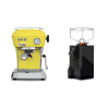 Ascaso Dream ONE, Sun Yellow + Eureka Mignon Perfetto, BL black