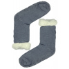 Hrejivé ponožky s protišmykom Chic šedivá holubia 35-38 šedomodrá