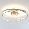 Stropné svietidlo Lindby LED Joline, Ø 60 cm, farba niklu, kov - 9639127