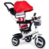 EcoToys s otočným sedadlom červená s čiernym rámom