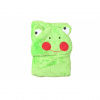Detská deka Happy Baby zelená - žabička s tvárou