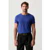 Tommy Hilfiger basic tričko pánske bavlnené s elastanom MW0MW10800. tmavomodrá S
