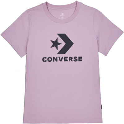 Converse STAR CHEVRON TEE ružová,čierna Dámske tričko S