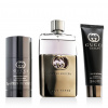 Gucci Guilty Pour Homme EDT 90 ml + DST 75 ml + SG 50 ml (man) možnosť Red Beauty Cover