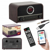 Rádio do obývačky BOSTON sieťové AM/FM DAB+ DIGITÁLNE USB-A BLUETOOTH CD LED