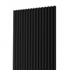 Lamelový panel + soklový LED profil - 100,4 cm - Čierna Odtieň dosky: K365 HP