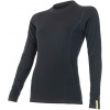 Dámske termo tričko Sensor, MERINO DF čierna XL