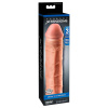 X-TENSION Mega 3 - realistický návlek na penis (22,8 cm) - prírodný