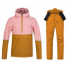 Dětský lyžařský komplet Jumy Rosette/golden brown 134-140 + Akita Honey ginger 134-140