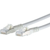 Metz Connect 1308455088-E RJ45 sieťové káble, prepojovacie káble CAT 6A S/FTP 5.00 m biela s ochranou 1 ks; 1308455088-E