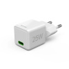 HAMA Rýchlonabíjačka, USB-C, super mini nabíjačka, PD, 25 W, biela - 00201981