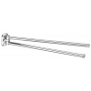 Aqualine RUMBA držiak uterákov otočný dvojitý 450mm, chróm SPH RB121