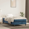 vidaXL Matrac s taštičkovými pružinami tmavomodrý 80x210x20 cm zamat - Modrá - 97589-209455