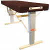 Prenosný elektrický masážny stôl Clap Tzu Linea Wellness Farba: PU - čokoládová (chocolate), Rozmery: 192x75cm, Doplnky: sieťové napájanie + nožný spínač od 192*75 cm | 29 kg | 13 farieb