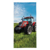 DETEXPOL Osuška Traktor red 70/140 cm