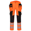 Portwest DX442 HI-VIS Reflexné nohavice DX4 60, Reflexná oranžová-Čierna