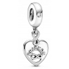 Prívesok Pandora - Srdce priateľstva charms 799294C01