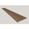 Dekoračný 3D lamelový Akustic panel 265x30x1,6cm Filc MDF Perleť lamela CPL Dub Charleston 3D-F-CPL-DCH-PERL