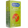 Kondómy Durex Arouser stimulačné rebrá priliehavé 12 ks
