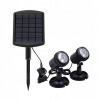 Solárne svietidlá - 1 Set 6V 1.8 W 2 LED biele vonkajšie svetlo (Solárne svietidlá - 1 Set 6V 1.8 W 2 LED biele vonkajšie svetlo)