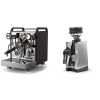 Rocket Espresso Mozzafiato FAST V, black + Eureka Mignon Zero 65 All Purpose, CR chrome