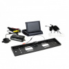 Asistenty parkovania TFT02 4,3 s kamerou HD-402-LED 4-senzorové, biele Amio